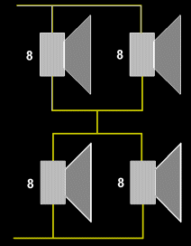 4 ohm 8 ohm speakers